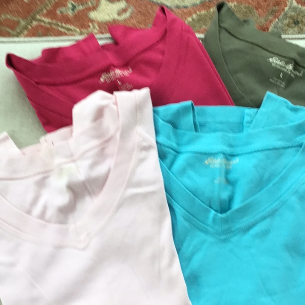 Bundle of 4 Eddie Bauer tee shirts excellent condition size L